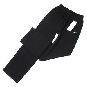 NWT Alo Yoga Unisex U5012RG Accolade Straight Leg Sweatpant in Black S